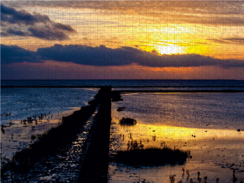 Leysiel Sonnenuntergang - CALVENDO Foto-Puzzle - calvendoverlag 29.99