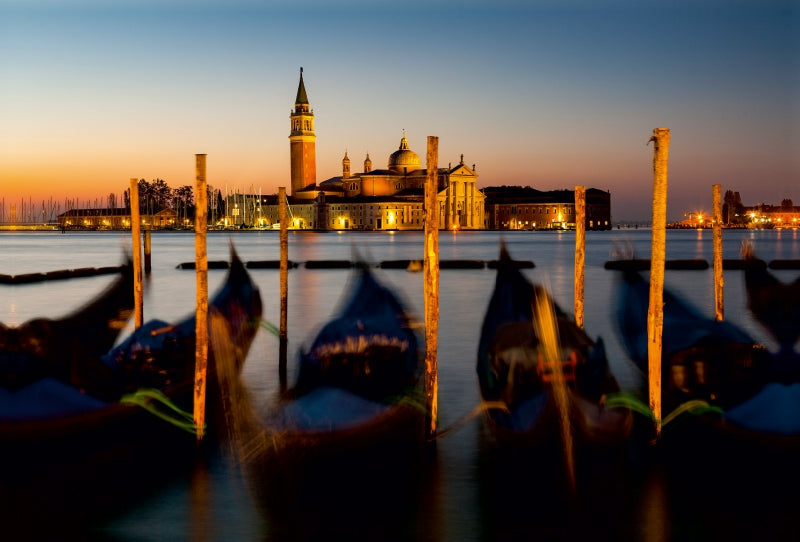 Toile textile haut de gamme Toile textile haut de gamme 120 cm x 80 cm paysage Venise, San Giorgio Maggiore 