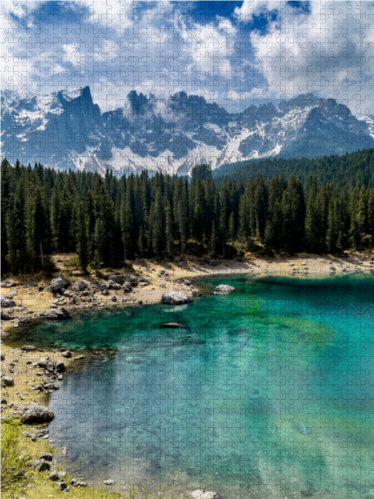 KARERSEE mit Bergkulisse - CALVENDO Foto-Puzzle - calvendoverlag 29.99