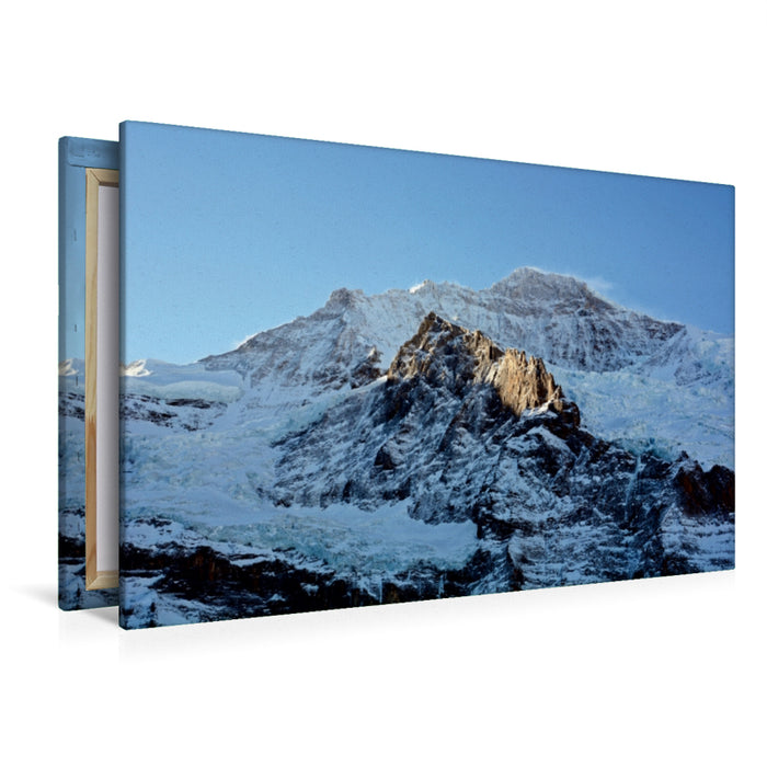 Premium Textil-Leinwand Premium Textil-Leinwand 120 cm x 80 cm quer Jungfrau im Morgenlicht