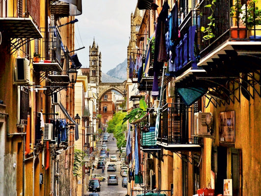 Im malerischen Gassengewirr der Altstadt von Palermo - CALVENDO Foto-Puzzle - calvendoverlag 29.99