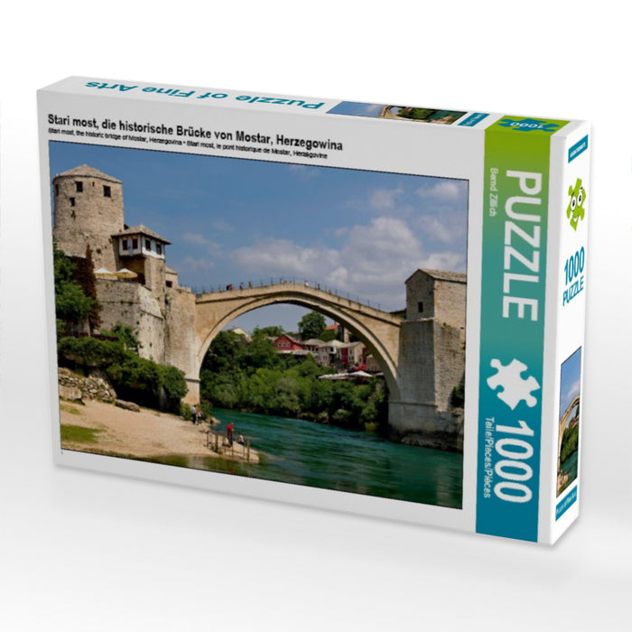 Stari most, die historische Brücke von Mostar, Herzegowina - CALVENDO Foto-Puzzle - calvendoverlag 29.99