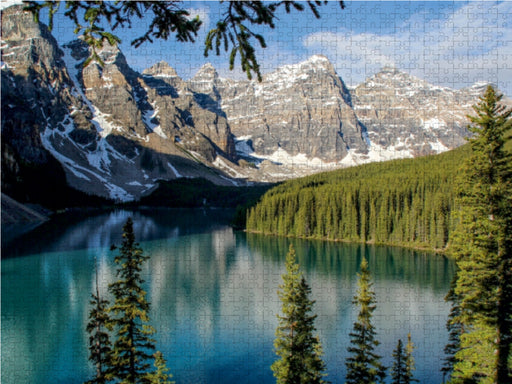 Moraine Lake, Banff National Park, Canada - CALVENDO Foto-Puzzle - calvendoverlag 29.99