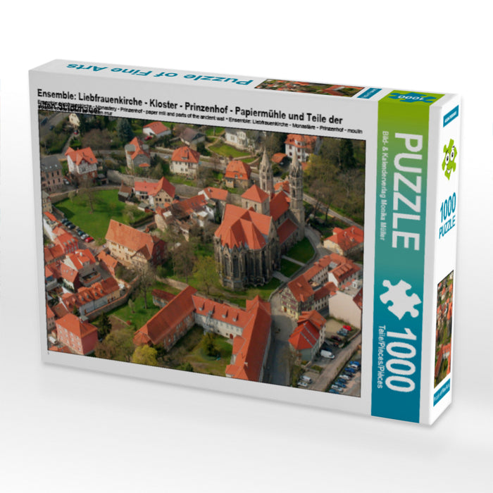 Ensemble: Liebfrauenkirche - Kloster - Prinzenhof - Papiermühle und Teile der alten Stadtmauer - CALVENDO Foto-Puzzle - calvendoverlag 29.99