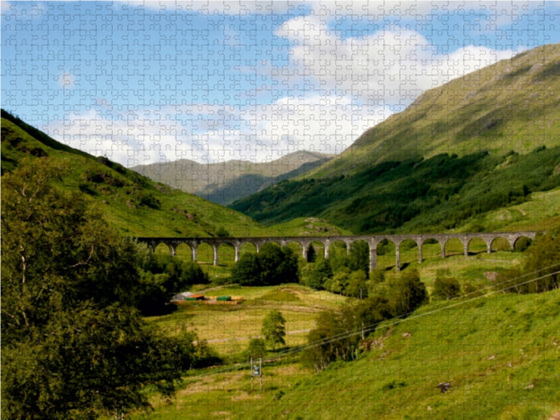 Glenfinnan Viaduct - Loch Shiel - CALVENDO Foto-Puzzle - calvendoverlag 29.99