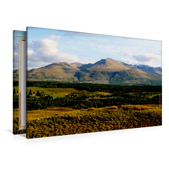 Toile textile haut de gamme Toile textile haut de gamme 120 cm x 80 cm paysage Ben Nevis - Monts Grampian 