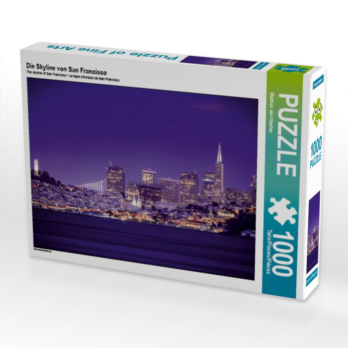 Die Skyline von San Francisco - CALVENDO Foto-Puzzle - calvendoverlag 29.99