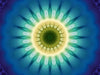 Mandala blaues Licht - CALVENDO Foto-Puzzle - calvendoverlag 29.99