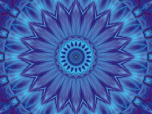 Mandala blaue Wasserblume - CALVENDO Foto-Puzzle - calvendoverlag 29.99