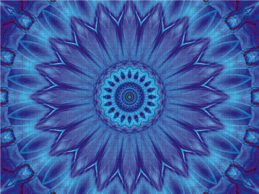 Mandala blaue Wasserblume - CALVENDO Foto-Puzzle - calvendoverlag 29.99