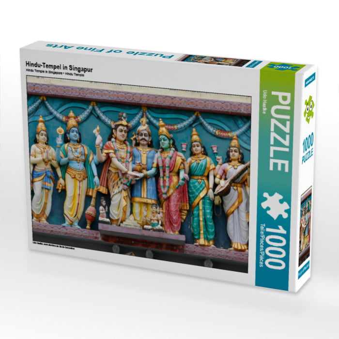 Hindu-Tempel in Singapur - CALVENDO Foto-Puzzle - calvendoverlag 29.99
