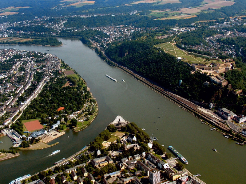 Das deutsche Eck bei Koblenz - CALVENDO Foto-Puzzle - calvendoverlag 29.99