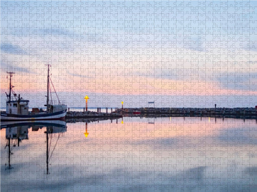 Abendstimmung im Hafen Timmendorf - CALVENDO Foto-Puzzle - calvendoverlag 29.99