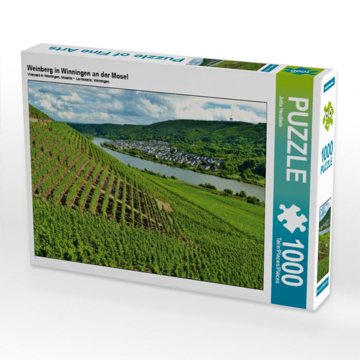 Weinberg in Winningen an der Mosel - CALVENDO Foto-Puzzle - calvendoverlag 29.99