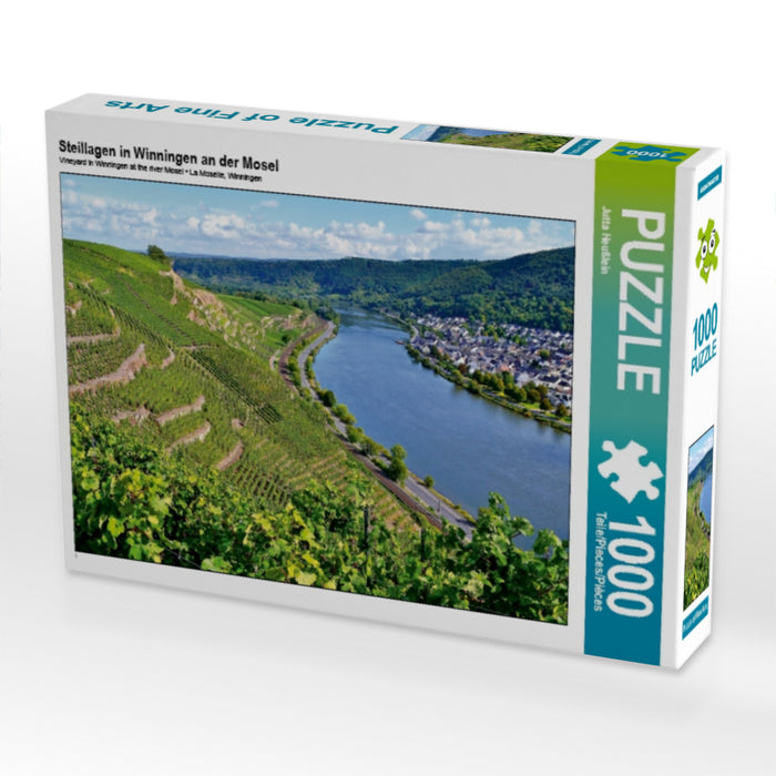 Steillagen in Winningen an der Mosel - CALVENDO Foto-Puzzle - calvendoverlag 29.99