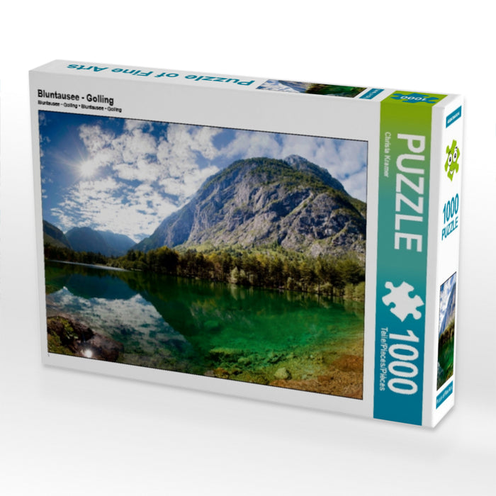 Bluntausee - Golling - CALVENDO Foto-Puzzle - calvendoverlag 29.99