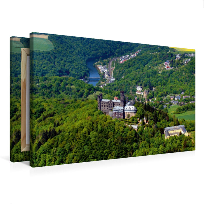 Toile textile haut de gamme Toile textile haut de gamme 75 cm x 50 cm paysage Balduinstein an der Lahn 
