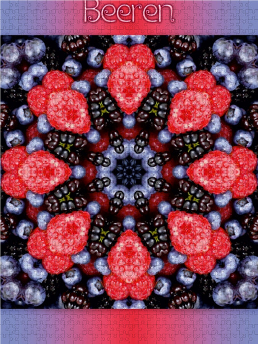 Beeren Mandala - CALVENDO Foto-Puzzle - calvendoverlag 29.99