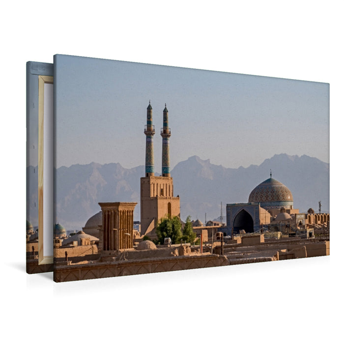 Premium Textil-Leinwand Premium Textil-Leinwand 120 cm x 80 cm quer Blick auf die Nasr-ol-Molk Moschee