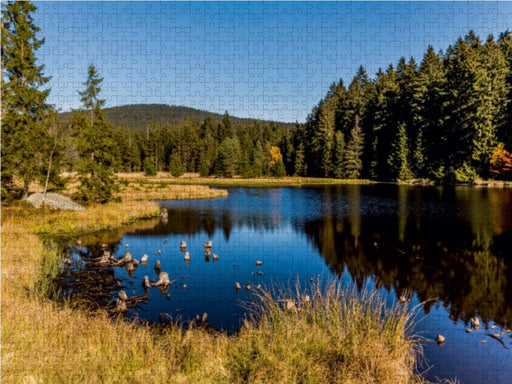 Der Fichtelsee im Fichtelgebirge - CALVENDO Foto-Puzzle - calvendoverlag 29.99