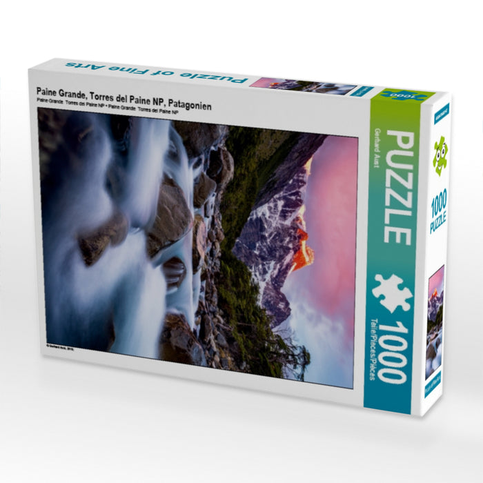 Paine Grande, Torres del Paine NP, Patagonien - CALVENDO Foto-Puzzle - calvendoverlag 29.99