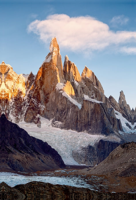 Premium Textil-Leinwand Premium Textil-Leinwand 80 cm x 120 cm  hoch Cerro Torre, El Chaltén, Patagonien