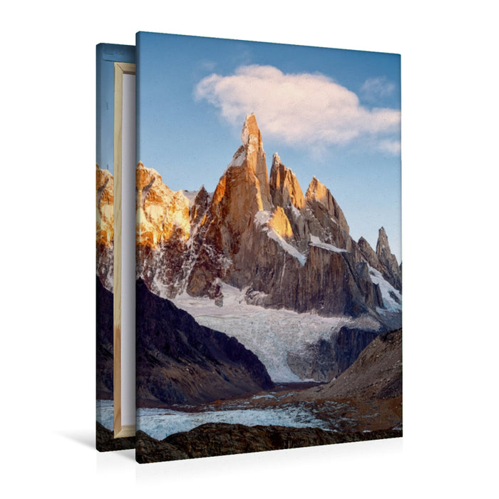 Premium Textil-Leinwand Premium Textil-Leinwand 80 cm x 120 cm  hoch Cerro Torre, El Chaltén, Patagonien