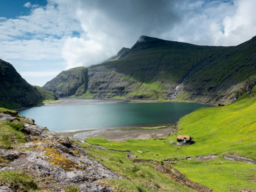 Saksun, Streymoy, Färöer-Inseln - CALVENDO Foto-Puzzle - calvendoverlag 29.99