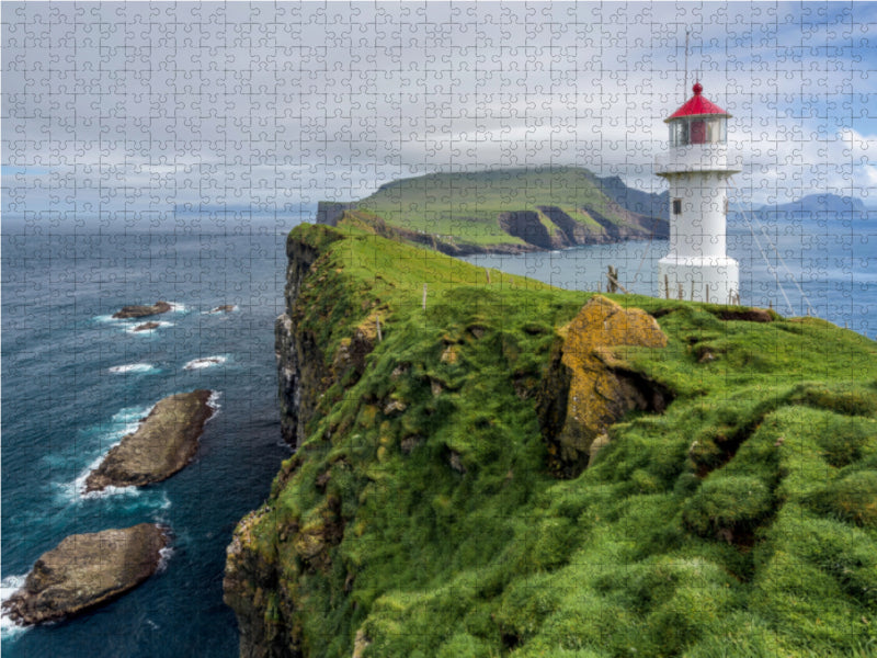 Leuchtturm, Mykines, Färöer-Inseln - CALVENDO Foto-Puzzle - calvendoverlag 29.99