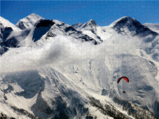 Paragleiter vor den Hohen Tauern - CALVENDO Foto-Puzzle - calvendoverlag 29.99