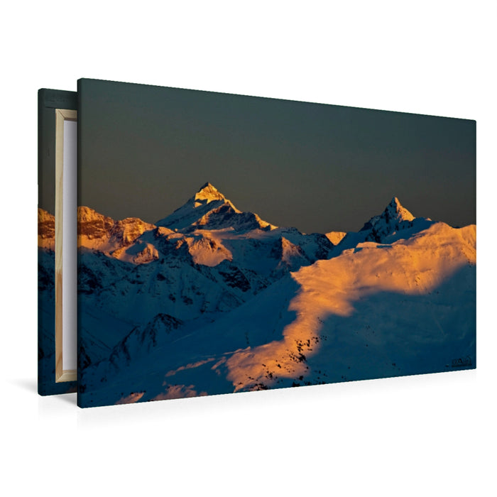 Premium Textil-Leinwand Premium Textil-Leinwand 120 cm x 80 cm quer Ein Motiv aus dem Kalender Meine Giganten in den Alpen Österreichs