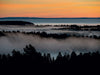 Blick von Klintens Utsikt auf Karlsborg am Vätternsee beim Sonnenaufgang, Schweden - CALVENDO Foto-Puzzle - calvendoverlag 29.99