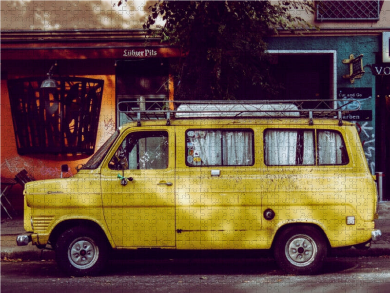 Alter Ford-Bus (Berlin) - CALVENDO Foto-Puzzle - calvendoverlag 29.99