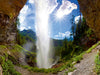 Der Johannes Wasserfall im puren Sonnenschein - CALVENDO Foto-Puzzle - calvendoverlag 29.99