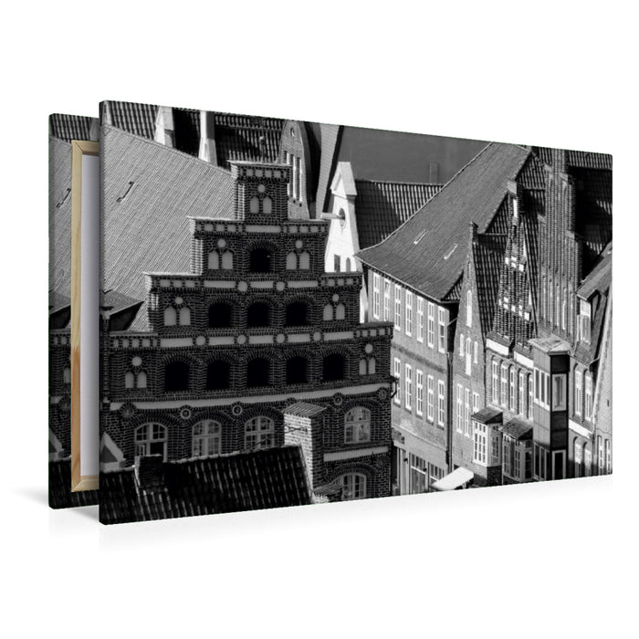 Premium Textil-Leinwand Premium Textil-Leinwand 120 cm x 80 cm quer Lüneburg - Am Sande