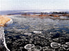 Eisschollen auf der Weser - CALVENDO Foto-Puzzle - calvendoverlag 30.99