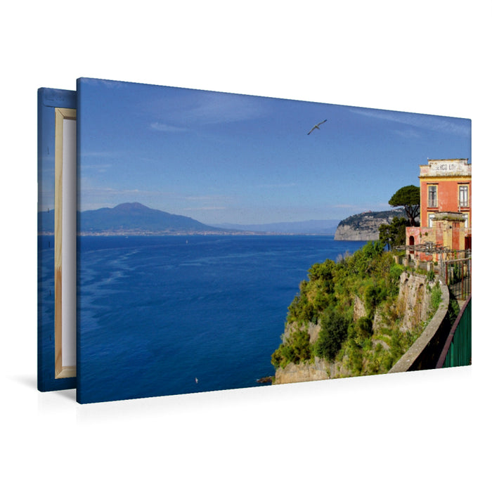 Premium Textil-Leinwand Premium Textil-Leinwand 120 cm x 80 cm quer Ein Motiv aus dem Kalender Von Neapel bis Amalfi