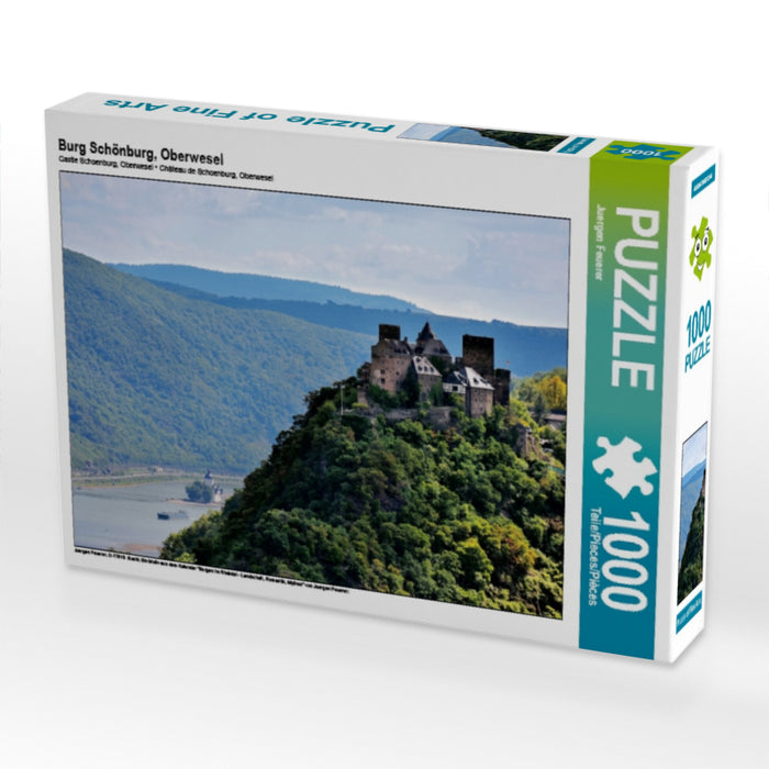 Burg Schönburg, Oberwesel - CALVENDO Foto-Puzzle - calvendoverlag 29.99