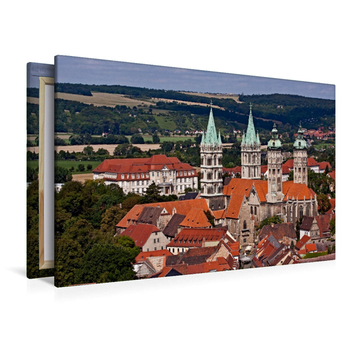 Premium Textil-Leinwand Premium Textil-Leinwand 120 cm x 80 cm quer Naumburg, Dom