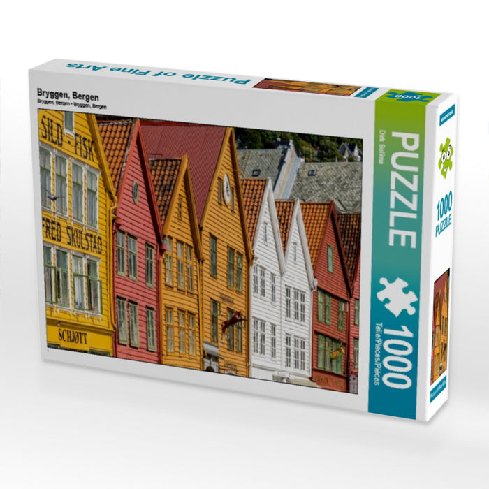 Bryggen, Bergen - CALVENDO Foto-Puzzle - calvendoverlag 29.99