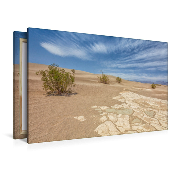 Premium Textil-Leinwand Premium Textil-Leinwand 120 cm x 80 cm quer Sand Dunes, Death Valley Nationalpark, Kalifornien