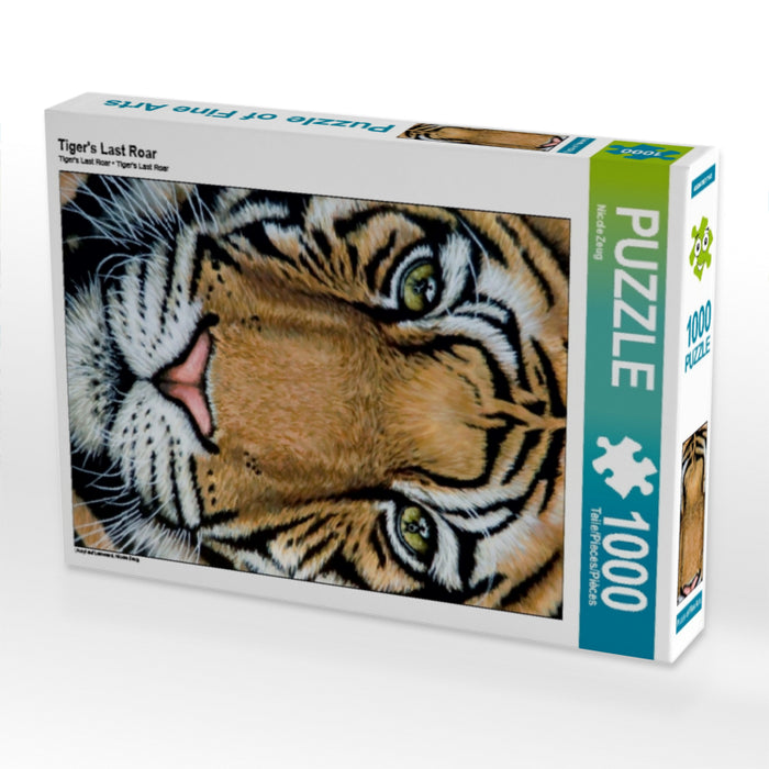 Tiger's Last Roar - CALVENDO Foto-Puzzle - calvendoverlag 29.99