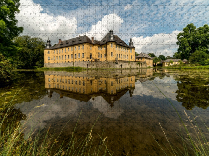 Wasserschloss Dyck, Jüchen - CALVENDO Foto-Puzzle - calvendoverlag 29.99