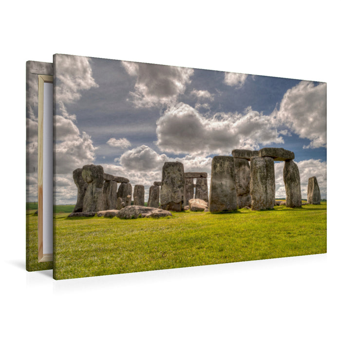 Premium Textil-Leinwand Premium Textil-Leinwand 120 cm x 80 cm quer Stonehenge