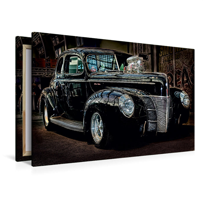 Premium Textil-Leinwand Premium Textil-Leinwand 120 cm x 80 cm quer Ein Motiv aus dem Kalender Außergewöhnliche Autos - Hot Rods