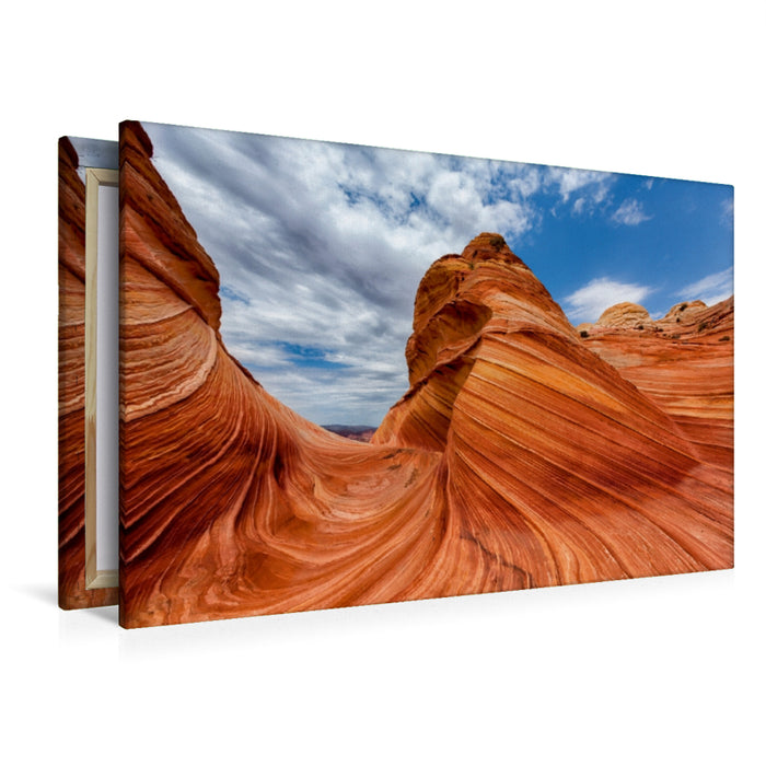 Premium Textil-Leinwand Premium Textil-Leinwand 120 cm x 80 cm quer The Wave, Arizona