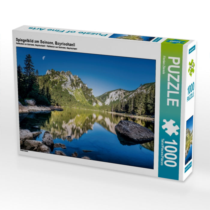 Spiegelbild am Soinsee, Bayrischzell - CALVENDO Foto-Puzzle - calvendoverlag 29.99