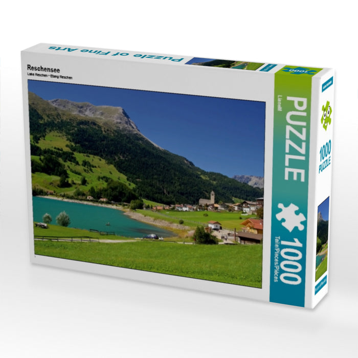 Reschensee - CALVENDO Foto-Puzzle - calvendoverlag 29.99