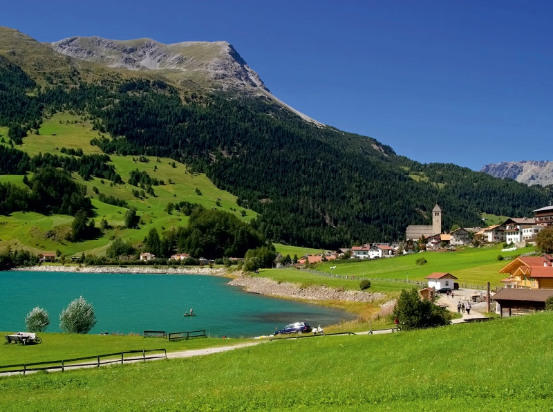 Reschensee - CALVENDO Foto-Puzzle - calvendoverlag 29.99