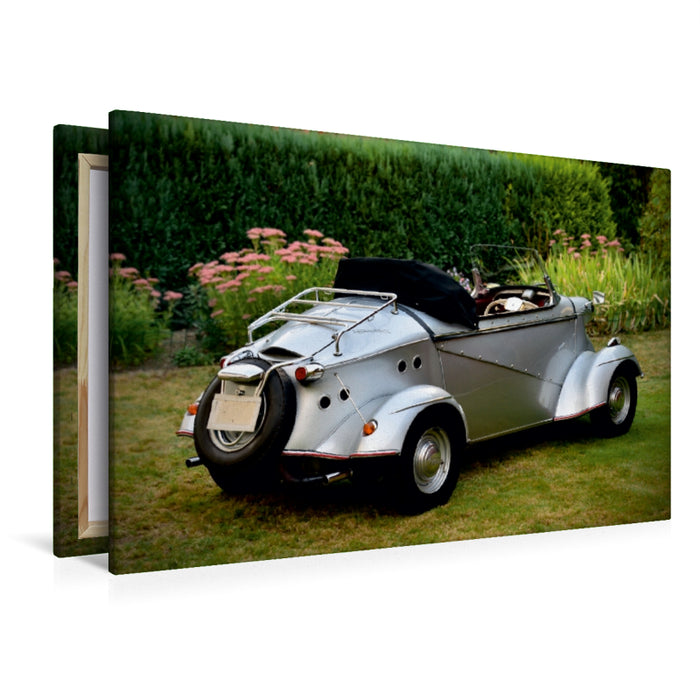 Premium Textil-Leinwand Premium Textil-Leinwand 120 cm x 80 cm quer Messerschmitt TG 500 Tiger Baujahr 1958